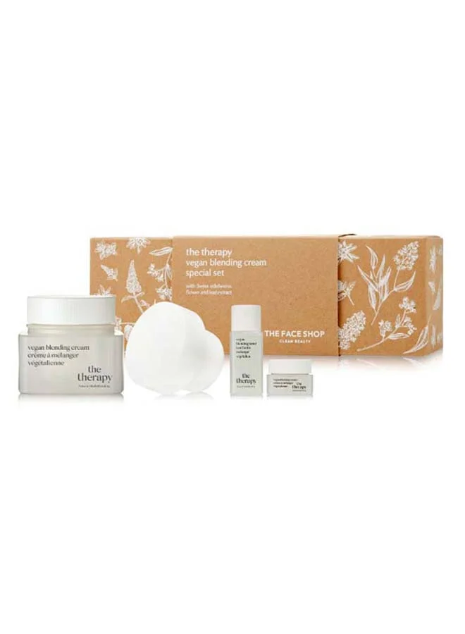 THE FACE SHOP The Therapy Vegan Blending Cream Special Set